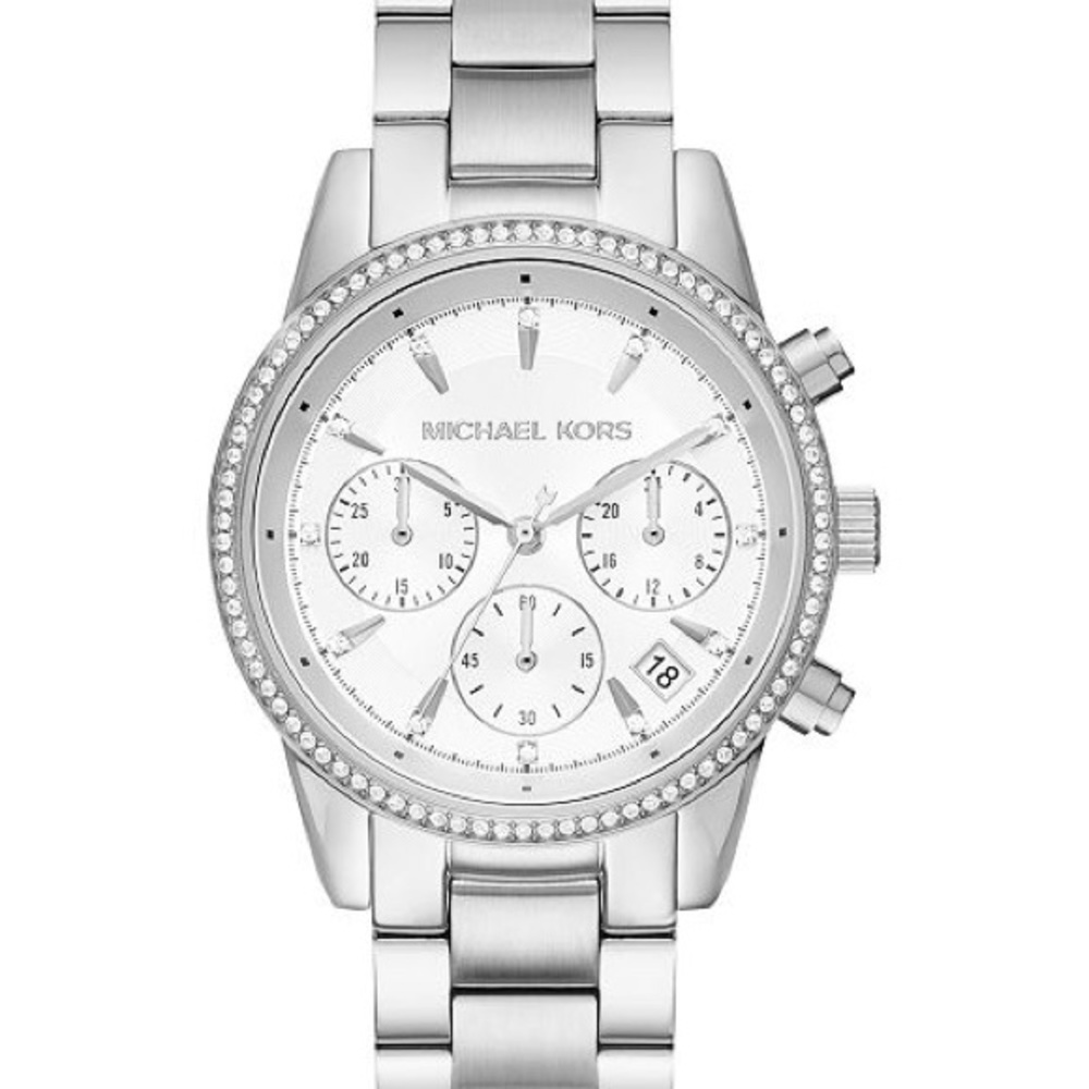 Michael Kors Ritz Watch NWT in Silver